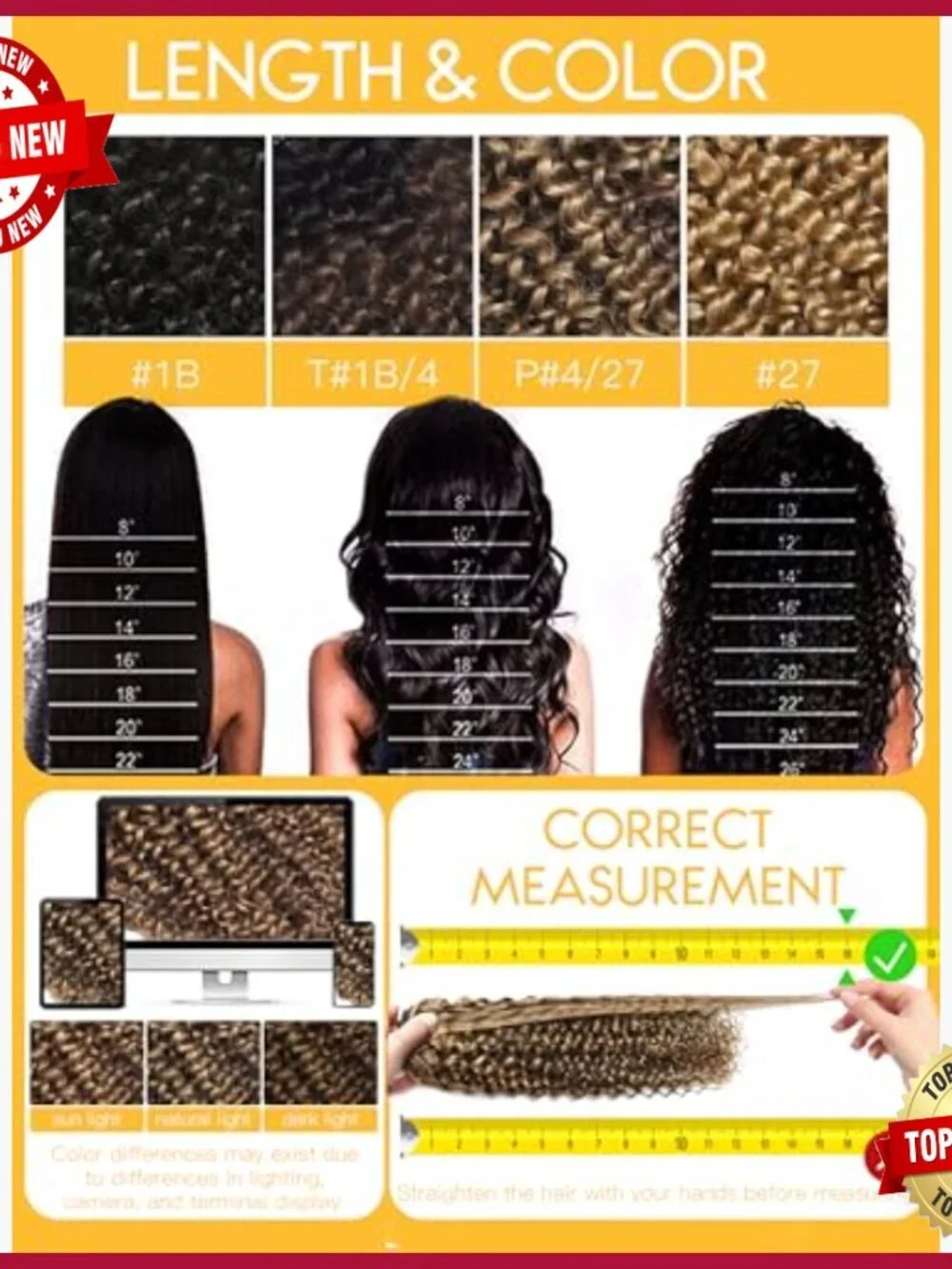 Jerry Curly Clip-In Human Hair Extensions 20 Inch 120g 7 Pieces